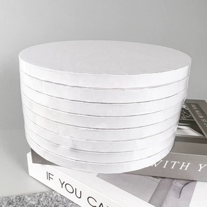 Planches à pâtisserie jetables de haute qualité en <span class=keywords><strong>carton</strong></span> blanc doré rondes de 6 à 12 pouces pour les pâtisseries - Product Image 3