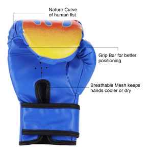 Guantes de Boxeo de Diseño Ergonómico con Malla Transpirable en la Palma para una Ventilación Mejorada y un Rendimiento de Absorción de Humedad en el Entrenamiento - Product Image 3