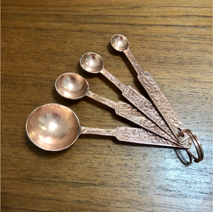Be Safe <b>Copper</b> Measuring <b>Cup</b> With Hammered Design Handle Set Of 4 Piece Hotel And Wedding Kitchenware Tools From Indian Supplier - Product Image 5