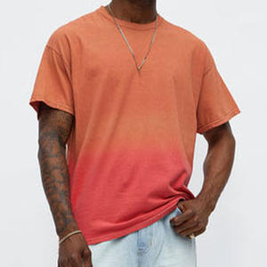 Camiseta Personalizada Extra Grande para Hombre, Corte Holgado, Cuello Redondo, Algodón Lavado, Estilo Casual Urbano, Fabricante OEM ODM, Venta al Por Mayor, EE. UU. - Product Image 4