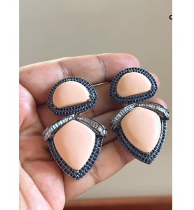 Pendientes Largos con Circonitas Plateadas de Primera Calidad, Estilo Radiante, para Mujer, Ideales para Eventos Nocturnos, Bodas y Fiestas - Product Image 1