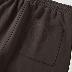 Pantalones Deportivos de Felpa Francesa con Cordón Ajustable, Pantalones para Hombre de Mezcla de Algodón Suave para Comodidad Diaria - Product Image 3