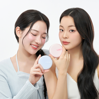 Black Rouge Korean Vegan Thin Layer Veiled Cushion 23V Rosy SPF50+ PA++++ Fini semi-mat léger pour un maquillage du visage intense