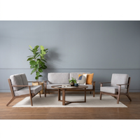 Table basse en bois moderne minimaliste rotative et durable pour salon et bureau