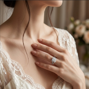 China Factory Custom Jewelry 18k Solid White Gold Natural Real Diamond Semi Mount Solitaire Engagement Rings For Women Wedding - Product Image 3