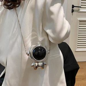 New Niche Women's Astronaut Style Cute Crossbody Bag Vintage Fashion Design Single Strap Zip Closure for Travel & Daily Use - Product Image 1