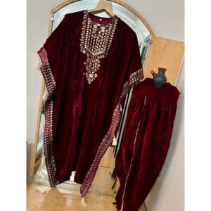 Designer XL Party Wear Look <b>Kaftan</b> and Dhoti - Product Image 4