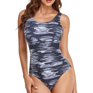 Traje de Baño Entero Estampado para Mujer, Ropa de Playa, Traje de Baño de Pierna Alta para Mujer, Venta al por Mayor - Product Image 1