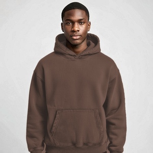 Hoodie délavé à prix d'usine avec construction en coton et détails délavés à l'acide pour les marques de mode américaines - Product Image 3