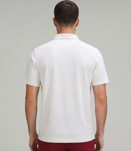 Men's <b>White</b> Short Sleeve Polo <b>Shirt</b> Casual 100% Cotton Turn Down Collar Polo T <b>Shirts</b> Men Street Fashion Style Polo <b>Shirt</b> Mens - Product Image 2