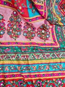 Festive Party Wear Handmade Women Ethnic Mirror Work Traditional <b>Wrap</b> <b>for</b> Women | scarves shawls & hijab Embroidered <b>Wedding</b> - Product Image 4