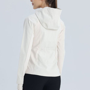 Women's Zip Hoodie <b>Jacket</b> Comfortable 100% Cotton Full Sleeve Solid Pattern Acid Wash Embroidery Eco-Friendly Streetwear Outdoor - Product Image 3