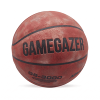 Ballon de basketball GAMEGAZER Premium avec chambre à air en caoutchouc naturel, taille et poids personnalisables (580-620g), circonférence 750-780mm, contrôle amélioré
