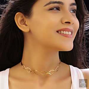 PRAO Geometrical Gold-Plated Anti-Tarnish <b>Necklace</b> <b>Fashion</b> <b>Pendant</b> <b>Necklace</b> - Product Image 2