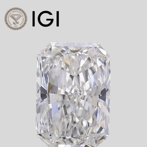 เพชรทรงรัศมี 1.00 กะรัต เพาะเลี้ยงในห้องปฏิบัติการ สี E ความสะอาดระดับ VS1 ได้รับการรับรองจาก IGI - Product Image 1