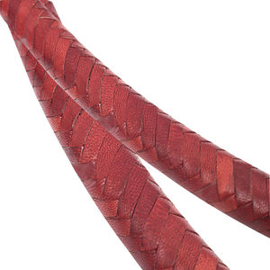 Látigo trenzado de cuero estilo vaquero para entrenamiento, acrobacias, disfraces y rol, a precio económico. Látigo para cazadores. - Product Image 3