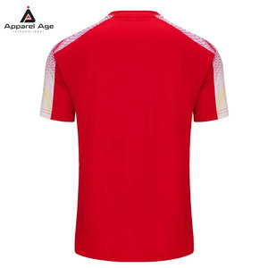 เสื้อฟุตบอลแบบใหม่ พิมพ์โลโก้ตามสั่ง ดีไซน์สวย ผลิตจากโพลีเอสเตอร์ 100% ขายส่งราคาถูก - Product Image 2