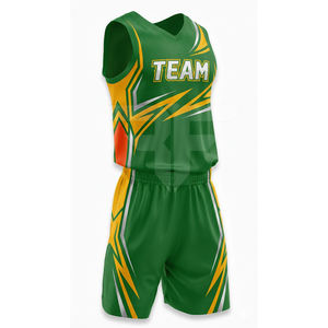 Uniforme de Baloncesto Personalizado para Escuela Secundaria, Uniforme de Equipo Cosido al por Mayor, Uniforme de Baloncesto Edición Ciudad - Product Image 2