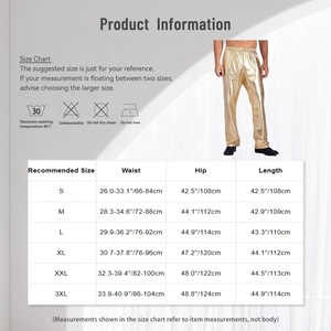 Pantalones Metálicos para Hombre, Disfraces para Fiestas Temáticas <span class=keywords><strong>de</strong></span> Jazz, Actuaciones <span class=keywords><strong>en</strong></span> Escenario, Fiestas Rave, Cosplay, <span class=keywords><strong>Clases</strong></span> <span class=keywords><strong>de</strong></span> Baile, Eventos <span class=keywords><strong>de</strong></span> Club - Product Image 6