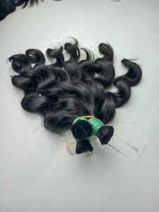 Extensions de cheveux de vague naturelle vietnamienne crue de qualité supérieure à double tirage super double de meilleure qualité - Product Image 5