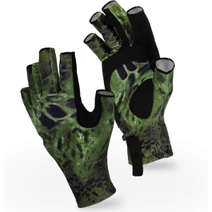 Mangas de pesca UPF50+ con protección solar anti-UV, transpirables, con agarre de silicona, guantes de pesca de cuero OEM 2026 - Product Image 2