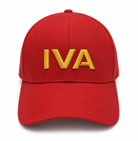 Gorra de Béisbol Personalizada de 6 Paneles con Logotipo Bordado en 3D, Visera Curva, Cierre de Gancho y Bucle, Gorra Casual Premium
