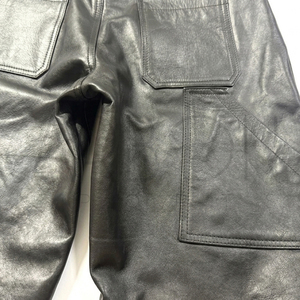 Shorts en cuir pour hommes, de qualité supérieure, fabriqués sur mesure, tendance et confortables, avec service OEM/ODM, meilleur fournisseur, prix de gros. - Product Image 5