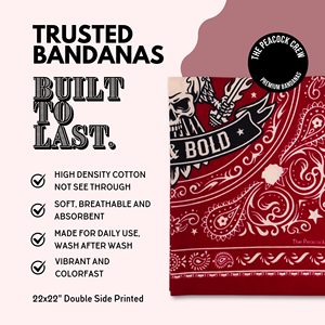 Pañuelo Bandana Personalizado con Estampado por Sublimación, 55x55 cm, 100% Algodón, Cuadrado, con Bordes Cosidos, Pañuelo de Moda - Product Image 3