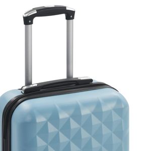 <b>Blue</b> ABS Hardcase Trolley <b>Suitcase</b> - Product Image 6