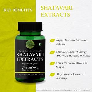 Cápsulas Vegetarianas de Extracto de Shatavari (Cultivo Silvestre) |   Suplemento Herbal en Botella |   Fabricante OEM/ODM |   Certificado GMP - Product Image 4
