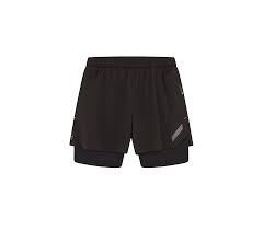 Advanced 2-in-1 Performance Sport <b>Shorts</b> – <b>Compression</b> Liner Workout <b>Short</b> with Hidden Phone Pouch – Breathable Black Activewear - Product Image 2