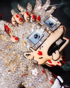 Pendentif 3D Chucky en Moissanite VVS, Gravé sur Mesure, en Argent 925 Certifié Luxe, Unisexe, Style Hip Hop Horreur Rapper, Bijoux Iced - Product Image 5