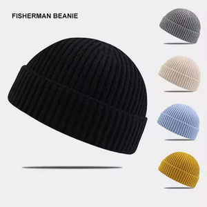 Bonnet d'hiver côtelé en tricot 100 % polyester pour adultes, chapeau pour temps froid avec chaînes à sequins pour usage quotidien en extérieur - Product Image 3