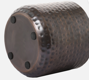 Elegante Macetero Metálico Contemporáneo con Soporte Elevado, Diseño Tradicional, Maceta Dorada para Hogar, Oficina, Balcón, Jardín, con Recubrimiento en Polvo - Product Image 6