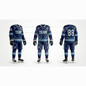 Uniforme de hockey sur glace professionnel, couleurs d'équipe personnalisées, design personnalisé, léger, confortable, haute performance - Product Image 1