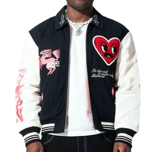 Wholesale Oversized <b>Yellow</b> Front Custom Logo Windproof Embroidered Motorcycle Jacket Men Autumn - Product Image 1