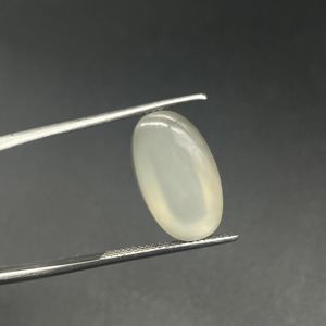 HAYAAT GEMS - Piedra Preciosa de Piedra Lunar Ovalada Natural de 7.85 Quilates, Color Blanco Lechoso/Gris Suave, 15.5x9x8mm, Suelta para Joyería - Product Image 6