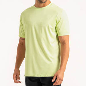Camiseta Deportiva de Cuello Redondo, Ajustada, Lisa, con Logotipo Personalizado, 100% Algodón, de Alta Calidad, Ecológica, Transpirable y Compresible - Product Image 4