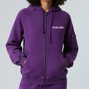 Conjunto Deportivo de Dos Piezas para Mujer, Sudadera con Capucha y Pantalones Deportivos, 100% Algodón, Tallas S-3XL, Venta Directa de Fábrica 2024, Invierno, Personalizable con Logotipo - Product Image 4