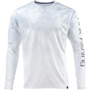 เสื้อเชิ้ตตกปลาแขนยาวสำหรับผู้ชาย ป้องกันแสงแดด UPF 50 ผลิตจากโพลีเอสเตอร์ 100% น้ำหนักเบา แห้งเร็ว ระบายอากาศได้ดี เหมาะสำหรับกิจกรรมกลางแจ้งและการเดินป่า - Product Image 2