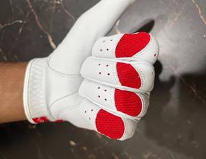 Cabretta Leather Golf <b>Gloves</b> Anti-Slip Grip Golf <b>Gloves</b> <b>Touchscreen</b> Compatible Customisied Golf <b>Gloves</b> For Unisex - Product Image 3