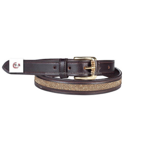 Cinturón de cuero reversible de alta calidad con doble costura y personalizable en color y tamaño - Product Image 2
