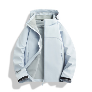 Chaqueta de Senderismo para Exteriores, con Cierre Completo, Logotipo Personalizado, Impermeable, Cortavientos, para Hombre y Mujer - Product Image 4