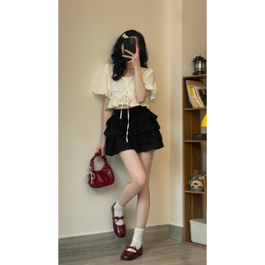 Falda Mini de Cintura Alta para Mujer, Casual, Ajustada, Suave, 100% Algodón, Varios Colores, Etiqueta Personalizada Coreana, Proveedor de Vietnam - Product Image 3