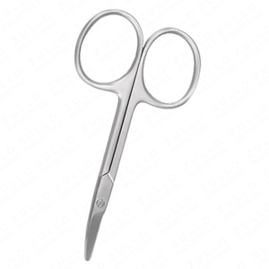 Ciseaux à ongles en acier inoxydable argenté, lame droite et aiguisée, outil de manucure et pédicure, outil de coupe de beauté, logo personnalisé, vente en gros - Product Image 2