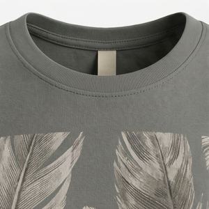 Camiseta de Algodón para Mujer, Talla Grande, Ropa Casual de Verano, Estampado Ecológico, Moderna, Transpirable, Color Personalizado - Product Image 4