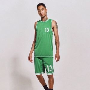 Wholesale Green Color Design Basketball Shorts With Pockets Quick Drying and Breathable Basketball Wear - Product Image 2