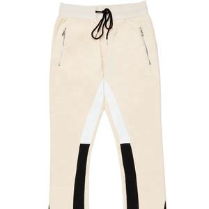 Pantalon de survêtement d'été pour homme entièrement personnalisé, pantalon de survêtement décontracté en laine, couleur unie, ample, jambe droite - Product Image 1