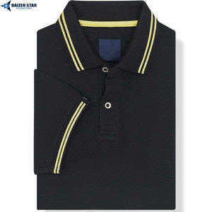 Polo en coton uni pour homme, personnalisable avec broderie, fabrication directe du fabricant - Product Image 2