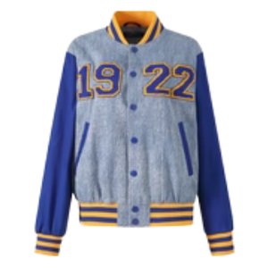 เสื้อแจ็คเก็ตยีนส์ Sigma Gamma Rho 1922 ปักลายเชนิลล์ เสื้อผ้าสตรีสำหรับชมรมนักศึกษากรีก คุณภาพพรีเมียม - Product Image 1
